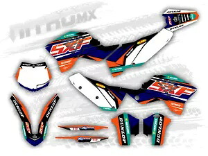 NitroMX グラフィックセット KTM SX SXF 125 250 450 2007 2008 2009 2010 装飾- NitroMX Graphics Set for KTM SX SXF 125 250 450 2007 2008 2009 2010 Decor- 【並行輸入品】
