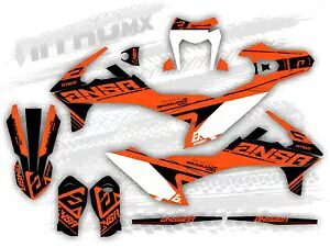 NitroMX グラフィックセット KTM 690 Enduro-R 2019 2020 2021 2022 2023 2024 装飾用 NitroMX Graphics Set for KTM 690 Enduro-R 2019 2020 2021 2022 2023 2024 Decor- 【並行輸入品】