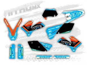 NitroMX グラフィックスセット KTM EXC EXC-F 125 250 300 450 525 2005 2006 2007 Enduro- NitroMX Graphics Set for KTM EXC EXC-F 125 250 300 450 525 2005 2006 2007 Enduro- 【並行輸入品】