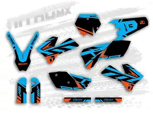 NitroMX グラフィックセット KTM SX SXF 125 250 450 525 2005 2006 装飾ステッカー- NitroMX Graphics Set for KTM SX SXF 125 250 450 525 2005 2006 Decor Sticker- 【並行輸入品】