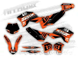 NitroMX グラフィックセット KTM SX SXF 125 250 450 2007 2008 2009 2010 装飾- NitroMX Graphics Set for KTM SX SXF 125 250 450 2007 2008 2009 2010 Decor- 【並行輸入品】