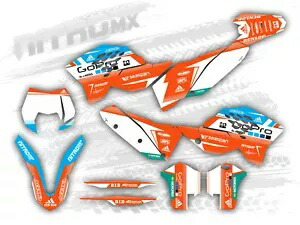 NitroMX グラフィックセット KTM EXC EXC-F 125 250 300 450 530 2008 2009 2010 2011- NitroMX Graphics Set for KTM EXC EXC-F 125 250 300 450 530 2008 2009 2010 2011- 【並行輸入品】