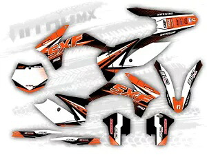 NitroMX グラフィックセット KTM SX SXF 125 250 350 450 2011 2012 装飾ステッカー- NitroMX Graphics Set for KTM SX SXF 125 250 350 450 2011 2012 Decor Sticker- 【並行輸入品】