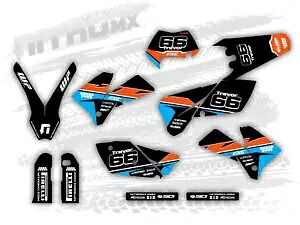 NitroMX グラフィックスセット KTM EXC EXC-F 125 250 300 450 525 2005 2006 2007 Enduro- NitroMX Graphics Set for KTM EXC EXC-F 125 250 300 450 525 2005 2006 2007 Enduro- 【並行輸入品】