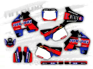 Honda CR 500R 1989 - 1993 1994 1995 1997 1998 1999 2000 2001-に適合するグラフィック。 Graphics matching Honda CR 500R 1989 - 1993 1994 1995 1997 1998 1999 2000 2001- 【並行輸入品】