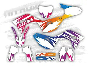 グラフィックセットマッチングホンダ CRF 450 R CRF 450R 2017 2018 2019 2020 装飾ステッカー- Graphics set matching Honda CRF 450 R CRF 450R 2017 2018 2019 2020 decor sticker- 【並行輸入品】