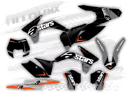 NitroMX グラフィックス KTM EXC-F 125 250 300 350 450 2012 2013 ステッカー エンデューロ- NitroMX Graphics for KTM EXC-F 125 250 300 350 450 2012 2013 Sticker Enduro- 【並行輸入品】