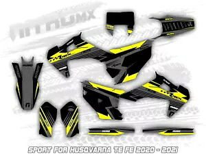 グラフィックセットは、Husqvarna TE FE 150 250 300 350 450 501 2020 2021 2022 2023-に適合します。 Graphics Set Fits Husqvarna TE FE 150 250 300 350 450 501 2020 2021 2022 2023- 【並行輸入品】