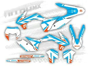 NitroMX グラフィックス KTM EXC-F 125 250 300 350 450 2014 2015 2016 エンデューロ装飾用 NitroMX Graphics for KTM EXC-F 125 250 300 350 450 2014 2015 2016 Enduro Decor- 【並行輸入品】