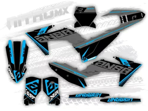 NitroMX グラフィックス KTM SX SXF SX-F XC XC-F 2023 2024 ステッカーモトクロス装飾- NitroMX Graphics for KTM SX SXF SX-F XC XC-F 2023 2024 Sticker Motocross Decor- 【並行輸入品】