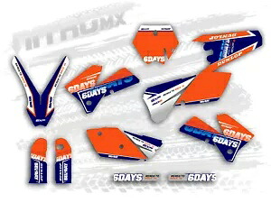 NitroMX グラフィックセット KTM SX SXF 125 250 450 525 2005 2006 装飾ステッカー- NitroMX Graphics Set for KTM SX SXF 125 250 450 525 2005 2006 Decor Sticker- 【並行輸入品】