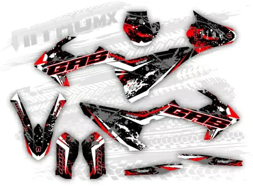 GasGas XC 200 250 300 2018 2019 2020 装飾ステッカーにマッチするグラフィック - Graphics Matching GasGas XC 200 250 300 2018 2019 2020 Decor Sticker- 【並行輸入品】