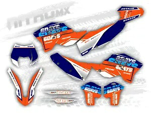 NitroMX グラフィックセット KTM EXC EXC-F 125 250 300 450 530 2008 2009 2010 2011- NitroMX Graphics Set for KTM EXC EXC-F 125 250 300 450 530 2008 2009 2010 2011- 【並行輸入品】