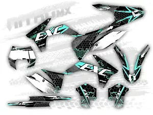 NitroMX グラフィックス KTM EXC-F 125 250 300 350 450 2012 2013 ステッカー エンデューロ- NitroMX Graphics for KTM EXC-F 125 250 300 350 450 2012 2013 Sticker Enduro- 【並行輸入品】