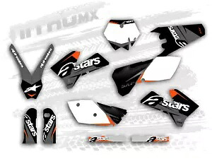 NitroMX グラフィックセット KTM SX SXF 125 250 450 525 2005 2006 装飾ステッカー- NitroMX Graphics Set for KTM SX SXF 125 250 450 525 2005 2006 Decor Sticker- 【並行輸入品】