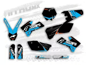 NitroMX グラフィックセット KTM SX SXF 125 250 450 525 2005 2006 装飾ステッカー- NitroMX Graphics Set for KTM SX SXF 125 250 450 525 2005 2006 Decor Sticker- 【並行輸入品】