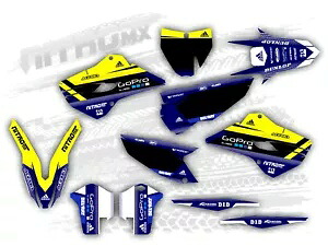 グラフィックセットは、Husqvarna TC FC 125 250 350 450 2014 2015 装飾ステッカーに適合します。 Graphics Set Fits Husqvarna TC FC 125 250 350 450 2014 2015 Decor Sticker- 【並行輸入品】