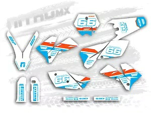 NitroMX グラフィックセット KTM SX SXF 125 250 450 525 2005 2006 装飾ステッカー- NitroMX Graphics Set for KTM SX SXF 125 250 450 525 2005 2006 Decor Sticker- 【並行輸入品】