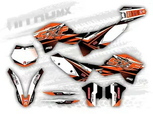 NitroMX グラフィックセット KTM SX SXF 125 250 450 2007 2008 2009 2010 装飾- NitroMX Graphics Set for KTM SX SXF 125 250 450 2007 2008 2009 2010 Decor- 【並行輸入品】