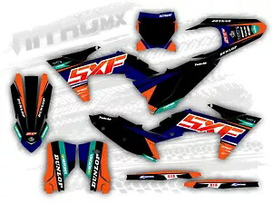 NitroMX グラフィックス KTM SX SXF SX-F XC XC-F 2023 2024 ステッカーモトクロス装飾- NitroMX Graphics for KTM SX SXF SX-F XC XC-F 2023 2024 Sticker Motocross Decor- 【並行輸入品】
