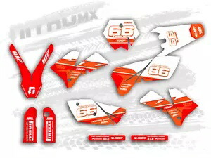 NitroMX グラフィックセット KTM SX SXF 125 250 450 525 2005 2006 装飾ステッカー- NitroMX Graphics Set for KTM SX SXF 125 250 450 525 2005 2006 Decor Sticker- 【並行輸入品】