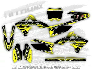 NitroMX グラフィックス SUZUKI RMZ 450 2018 2019 2020 ステッカー MX モトクロス- NitroMX Graphics for SUZUKI RMZ 450 2018 2019 2020 Sticker MX Motocross- 【並行輸入品】