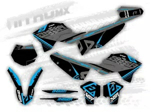 NitroMX グラフィックセット KTM SX SXF 125 250 450 2007 2008 2009 2010 装飾- NitroMX Graphics Set for KTM SX SXF 125 250 450 2007 2008 2009 2010 Decor- 【並行輸入品】