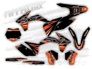 NitroMX グラフィックセット KTM SX SXF 125 250 350 450 2011 2012 装飾ステッカー- NitroMX Graphics Set for KTM SX SXF 125 250 350 450 2011 2012 Decor Sticker- 【並行輸入品】 50,160円