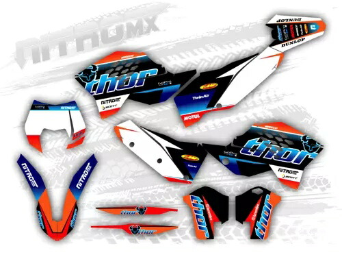 NitroMX グラフィックセット KTM EXC EXC-F 125 250 300 450 530 2008 2009 2010 2011- NitroMX Graphics Set for KTM EXC EXC-F 125 250 300 450 530 2008 2009 2010 2011- 【並行輸入品】