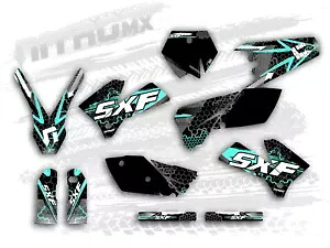 NitroMX グラフィックセット KTM SX SXF 125 250 450 525 2005 2006 装飾ステッカー- NitroMX Graphics Set for KTM SX SXF 125 250 450 525 2005 2006 Decor Sticker- 【並行輸入品】