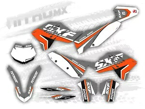 NitroMX グラフィックセット KTM SX SXF 125 250 450 2007 2008 2009 2010 装飾- NitroMX Graphics Set for KTM SX SXF 125 250 450 2007 2008 2009 2010 Decor- 【並行輸入品】