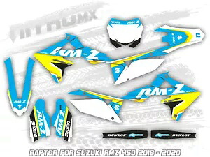 NitroMX グラフィックス SUZUKI RMZ 450 2018 2019 2020 ステッカー MX モトクロス- NitroMX Graphics for SUZUKI RMZ 450 2018 2019 2020 Sticker MX Motocross- 【並行輸入品】