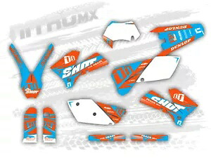 NitroMX グラフィックスセット KTM EXC EXC-F 125 250 300 450 525 2005 2006 2007 Enduro- NitroMX Graphics Set for KTM EXC EXC-F 125 250 300 450 525 2005 2006 2007 Enduro- 【並行輸入品】