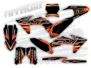 NitroMX グラフィックス KTM SX SXF SX-F XC XC-F 2023 2024 ステッカーモトクロス装飾- NitroMX Graphics for KTM SX SXF SX-F XC XC-F 2023 2024 Sticker Motocross Decor- 【並行輸入品】