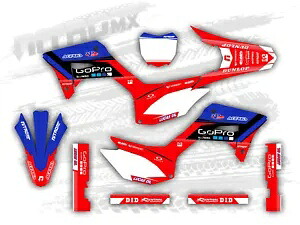 グラフィックセットはホンダ CRF 250 F CRF 250F 2019 2021 2022 2023 2024 装飾に適合します。 Graphics Set Fits Honda CRF 250 F CRF 250F 2019 2021 2022 2023 2024 Decor- 【並行輸入品】