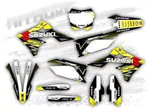 スズキ RMZ 250 2019 2020 2021 2022 モトクロスグラフィックセット装飾 NitroMX- SUZUKI RMZ 250 2019 2020 2021 2022 Motocross Graphic Set Decor by NitroMX- 【並行輸入品】 50,160円