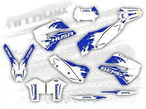 Husaberg TE 125 250 300 2011 2012 装飾ステッカーに一致するグラフィックセット- Graphic set matching Husaberg TE 125 250 300 2011 2012 decor sticker- 【並行輸入品】