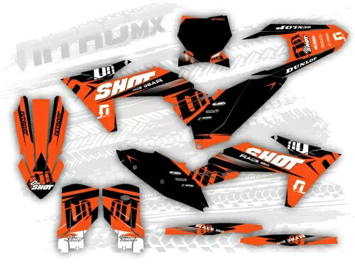 NitroMX グラフィックス KTM SX SXF SX-F XC XC-F 2023 2024 ステッカーモトクロス装飾- NitroMX Graphics for KTM SX SXF SX-F XC XC-F 2023 2024 Sticker Motocross Decor- 【並行輸入品】