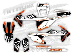 NitroMX グラフィックス KTM EXC-F XC-W 125 250 350 450 500 2017 2018 2019 装飾- NitroMX Graphics for KTM EXC-F XC-W 125 250 350 450 500 2017 2018 2019 Decor- 【並行輸入品】