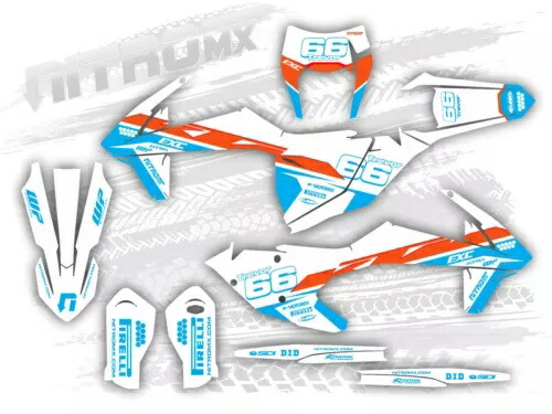 NitroMX グラフィックス KTM EXC-F XC-W 125 250 350 450 500 2017 2018 2019 装飾- NitroMX Graphics for KTM EXC-F XC-W 125 250 350 450 500 2017 2018 2019 Decor- 【並行輸入品】