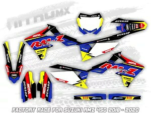 NitroMX グラフィックス SUZUKI RMZ 450 2018 2019 2020 ステッカー MX モトクロス- NitroMX Graphics for SUZUKI RMZ 450 2018 2019 2020 Sticker MX Motocross- 【並行輸入品】