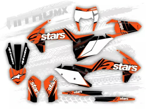 NitroMX グラフィックス KTM EXC-F XC-W 125 250 350 450 500 2017 2018 2019 装飾- NitroMX Graphics for KTM EXC-F XC-W 125 250 350 450 500 2017 2018 2019 Decor- 【並行輸入品】