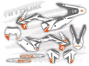 NitroMX グラフィックス KTM EXC-F 125 250 300 350 450 2014 2015 2016 エンデューロ装飾用 NitroMX Graphics for KTM EXC-F 125 250 300 350 450 2014 2015 2016 Enduro Decor- 【並行輸入品】