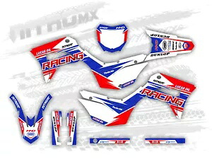 グラフィックセットはホンダ CRF 125 F CRF 125F 2019 2021 2022 2023 2024 装飾に適合します。 Graphics Set Fits Honda CRF 125 F CRF 125F 2019 2021 2022 2023 2024 Decor- 【並行輸入品】