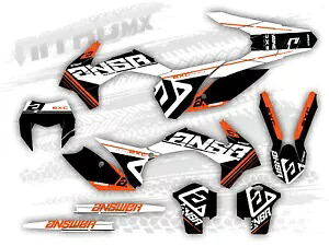 NitroMX グラフィックス KTM EXC-F 125 250 300 350 450 2014 2015 2016 エンデューロ装飾用 NitroMX Graphics for KTM EXC-F 125 250 300 350 450 2014 2015 2016 Enduro Decor- 【並行輸入品】