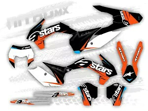 NitroMX グラフィックス KTM EXC-F 125 250 300 350 450 2014 2015 2016 エンデューロ装飾用 NitroMX Graphics for KTM EXC-F 125 250 300 350 450 2014 2015 2016 Enduro Decor- 【並行輸入品】