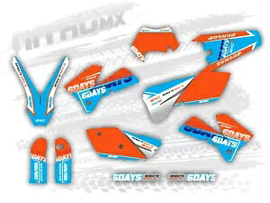 NitroMX グラフィックスセット KTM EXC EXC-F 125 250 300 450 525 2005 2006 2007 Enduro- NitroMX Graphics Set for KTM EXC EXC-F 125 250 300 450 525 2005 2006 2007 Enduro- 【並行輸入品】