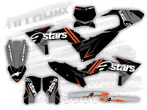 NitroMX グラフィックス KTM SX SXF SX-F XC XC-F 2023 2024 ステッカーモトクロス装飾- NitroMX Graphics for KTM SX SXF SX-F XC XC-F 2023 2024 Sticker Motocross Decor- 【並行輸入品】