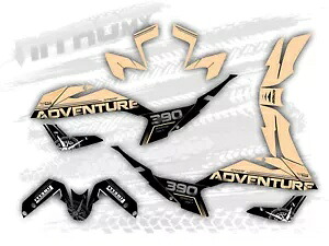 グラフィックセットはKTM 390 ADVENTURE 2020 2021 2022 2023 2024 装飾ステッカーに適合します。 Graphics Set Fits KTM 390 ADVENTURE 2020 2021 2022 2023 2024 Decor Sticker- 【並行輸入品】