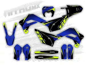 グラフィックはSHERCO SEF 125 250 300 450 500 2017 - 2022 2023 2024 FLUO/NEONに適合します。 Graphics Fits SHERCO SEF 125 250 300 450 500 2017 - 2022 2023 2024 FLUO/NEON- 【並行輸入品】